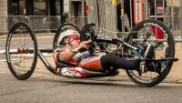 cyclist handbike